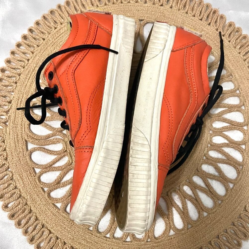 Vans Old Skool NASA Space Voyager Firecracker Orange Leather Men 6/ Women 7.5 - Picture 6 of 10